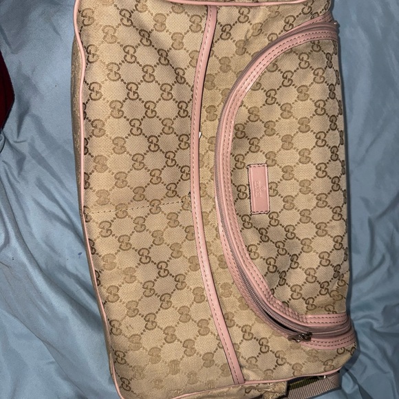 Gucci Beige and Pink Baby Bag - Picture 9 of 15